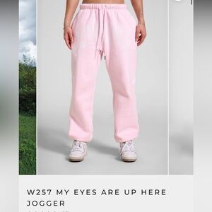 YoungLA My Eyes Are Up Here Jogger